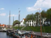 Museumshafen in Carolinensiel in der Nähe vom Ferienhaus Kolks Carolinensiel Harlesiel